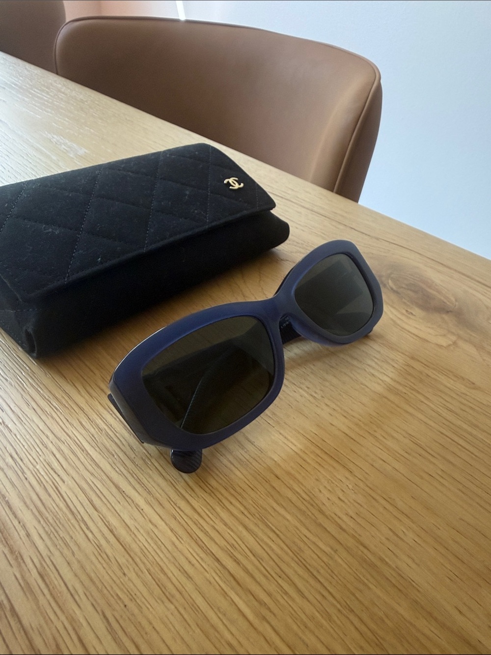 100% AUTHENTIC CHANEL SUNGLASSES (BLUE)